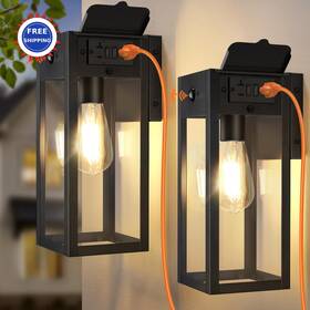 Tsu-b05053pg-gf-2pus Oykyohei 2 Pack Porch Lights Gfci Outlet Dusk To Dawn Motion Sensor Outdoor Tsu-b05053pg-gf-2pus Oykyohei 2 Pack Porch Lights Gfci Outlet Dusk To Dawn Motion Sensor Outdoor