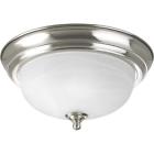 P3924-09 Progress Lighting Brushed Nickel Flush Mount Ceiling Fixture P3924-09 Progress Lighting Brushed Nickel Flush Mount Ceiling Fixture