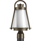 P6405-20 P6405 Progress Lighting Regatta Post Lantern With Seeded Glass 785247168262