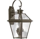 P6616-20 Progress Lighting Burlington Two Light Outdoor Medium Wall Lantern P6616-20 Progress Lighting Burlington Two Light Outdoor Medium Wall Lantern