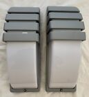 1832sl Pair 2 Plc Lighting Synchro 1 Light Outdoor Fixture Silver