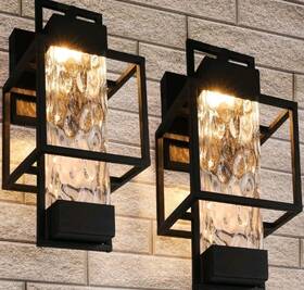 Pawl167ab2 Partphoner Modern Outdoor Light Fixtures Dusk To Dawn Lighting 2 Pack