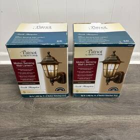 356-2826 Patriot 2 Lighting Outdoor Wall Light Weathered Bronze - Motion Sensing 356-2826 Patriot 2 Lighting Outdoor Wall Light Weathered Bronze - Motion Sensing