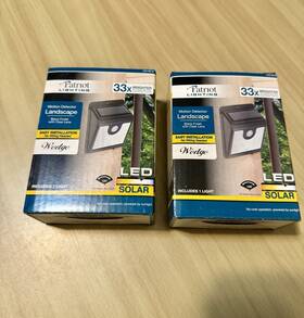 343-6018 Patriot Lighting 2 Pack Solar Motion Lights Detector Blk With Clear Waterproof Super Bright Led 343-6018 Patriot Lighting 2 Pack Solar Motion Lights Detector Blk With Clear Waterproof Super Bright Led