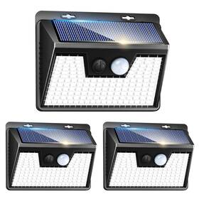 Ws18p-3 Peasur 140led Solar Powered Lights Outdoor Waterproof 3 Packs Motion Sensor Light U