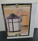655310 Pentagon Outdoor Lantern Bay Rust Finish Aluminum Hampton Wall Cast