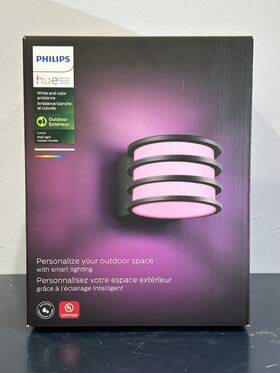 802058 Philips Hue Lucca Outdoor Smart Wall Light White And Color Ambiance App Comp 802058 Philips Hue Lucca Outdoor Smart Wall Light White And Color Ambiance App Comp