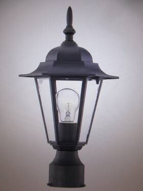 1jay-17401bk Pia Ricco 1-light Textured Black Outdoor Post Lantern With Clear Glass 1jay-17401bk Pia Ricco 1-light Textured Black Outdoor Post Lantern With Clear Glass