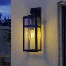 Pia Ricco 723083089167 1 Light Black Exterior Wall Sconce