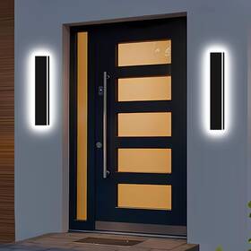 Ip65 Picico 763302152128 2pc 24in Modern Outdoor Lights 4.33 Inch Wide Waterproof Long Ext