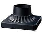 3098017 Pier Id Mount Outdoor Black Finish -