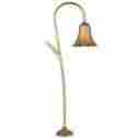 Pl-04-ledpbrs Focus Outdoor Path Light With Metal Flower Shades Brass