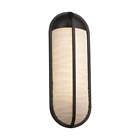 Pna-7574w-wave-mblk Pna-7574w-wave Justice Design Group Wall Sconce Shade Porcelina 784689033152
