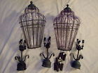 E122709so Porch 17 Wire Street Globes Lights 2 Incandescent Lamps 75w Encased "