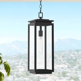 10-2305-502 Possini Euro Design Atkins 21 1/2 Inch H Diecast Matte Black Outdoor Hanging Light 10-2305-502 Possini Euro Design Atkins 21 1/2 Inch H Diecast Matte Black Outdoor Hanging Light