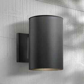 Possini Euro Design 736101683377 Modern Outdoor Wall Light Fixture Led Black 7 1/2 Inch Downlight For Exterior Porch Possini Euro Design 736101683377 Modern Outdoor Wall Light Fixture Led Black 7 1/2 Inch Downlight For Exterior Porch