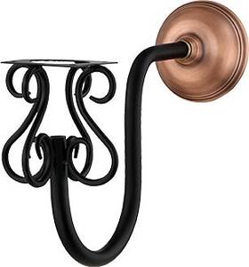 Primo Lanterns 856344006563 Pla-gnb Gooseneck Decorative Wall Mount - Black