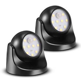 Progreen 699967299031 6000k Battery Motion Sensor Light Outdoor Waterproof Wireless Led Pow