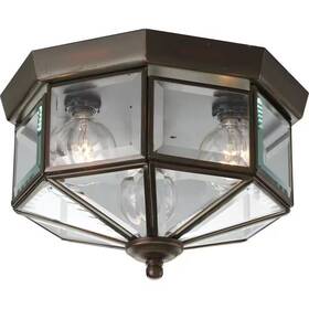 Progress Lighting 313036915997 3-light Antique Bronze Clear Beveled Glass Traditional Indoor Outdoor 9-3/4 Inch Fl Progress Lighting 313036915997 3-light Antique Bronze Clear Beveled Glass Traditional Indoor Outdoor 9-3/4 Inch Fl