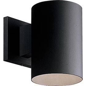 Progress Lighting 445014116126 5 Inch Black Outdoor Modern Wall Cylinder For Spaces With Up-down Light Outp Progress Lighting 445014116126 5 Inch Black Outdoor Modern Wall Cylinder For Spaces With Up-down Light Outp