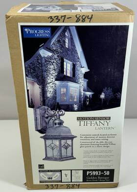 P5993-50 Progress Lighting 785247128334 Tiffany Collection Outdoor Wall Lantern Sensor