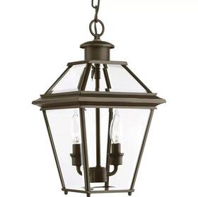 P6537 Progress Lighting 785247208739 New Burlington 2-light 9 Inch Wide Outdoor Hanging Lantern