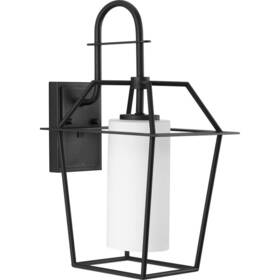 Progress Lighting 785247263684 Chilton Collection 17.75 Inch 1-light Textured Black Etched Glass Shade New Tradi