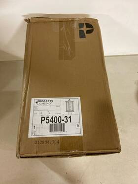94540031 Progress Lighting Endicott Collection Black Aluminum Outdoor Post Light