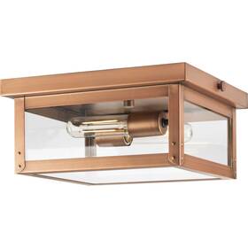 P550007-169 Progress Lighting P550007 Union Square 2 Light 13 Inch W Flush Mount - Copper