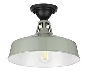 P550070-079 Progress Lighting Farmhouse Outdoor Semi-flush Mount 1-light Pistachio Industrial Cedar Springs