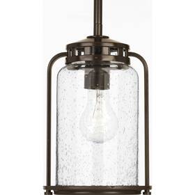 P5560-20 Progress Lighting P5560 Bronze Botta 6 Inch W Pendant