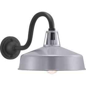 P560091-082 Progress Lighting Cedar Springs Collection 1-light Metallic Gray Farmhouse Outdoor Extra-large