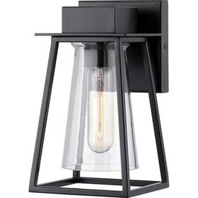 P560215-031 Progress Lighting Raineville 1-light 9 Inch Matte Black Outdoor Wall Lantern With