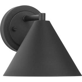 P560296-031 Progress Lighting 1-light Textured Black Outdoor Lantern Ward Urban Industrial Wall Sconce No