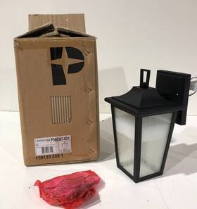 P560307-031 Progress Lighting Padgett 1-light Textured Black Hardwired Outdoor Wall Sconce