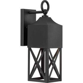 P560316-031 Progress Lighting Birkdale 1-light Textured Black Hardwired Outdoor Wall Lantern