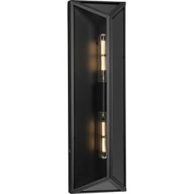 P560360-31m Progress Lighting P560360 Bristol 2 Light 24 Inch Tall Outdoor Wall - Black