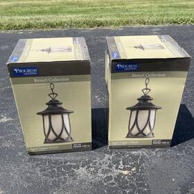 P6504-122 Progress Lighting Resort Collection Outdoor Pendant Lights Nib