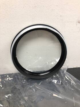 P860046-031 Progress Lighting White 6 Inch Glass Lens Cover For P5642 Cylinders