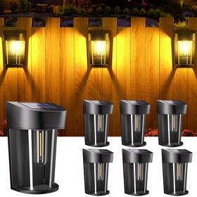 Qqa-1811 Qqarorsun Solar Fence Lights Outdoor Waterproof Driveway Light Powered