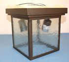 3919-9-86 Quarter Quorum Fixture Light Bronze French Outdoor Oiled Craftsman Two