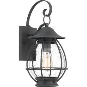Bst8409mb Quoizel 611728300152 Boston Outdoor Wall Sconce 1-light Mottled Black