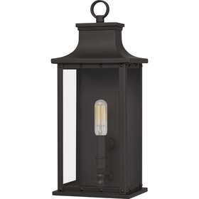 Aby8407 Quoizel Aby8407oz Abernathy 16 Inch Tall Outdoor Wall Sconce - Bronze