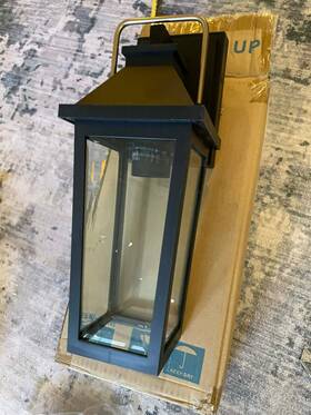 Buk8405mbk Quoizel Buckley 1 Light 15 Inch Outdoor Lantern Black/clear Beveled - Buk8405mbk Quoizel Buckley 1 Light 15 Inch Outdoor Lantern Black/clear Beveled -