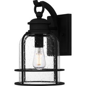 Quoizel Bwe8408ek Bwe8408 Bowles 15 Inch Tall Outdoor Wall Sconce - Black