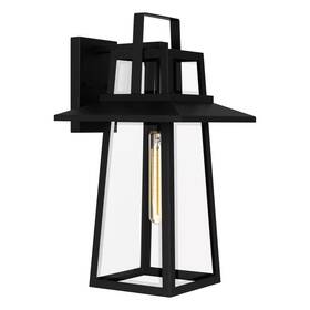 Dev8410mbk Quoizel Devonport 1-light Matte Black Hardwired Outdoor Wall Lantern Sconce