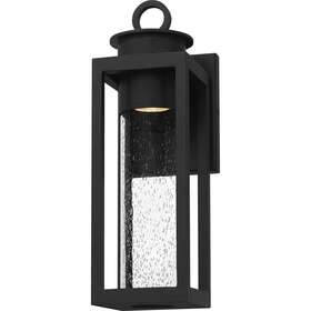 Dgl8405mbk Quoizel Dgl8405 Donegal 15 Inch Tall Outdoor Wall Sconce - Black