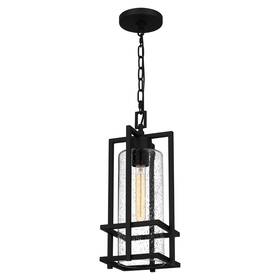Dmn1907ek Quoizel Damien Outdoor Pendant - Black Dmn1907 7.5 Inch X 17.25 Dmn1907ek Quoizel Damien Outdoor Pendant - Black Dmn1907 7.5 Inch X 17.25