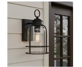 Dshd41062q Quoizel Camberly 12.13 Inch Matte Black Motion Sensing Outdoor Wall Lantern Sconce