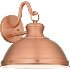 Jam8414ac Quoizel Open Box Jameson Outdoor Wall Light Aged Copper